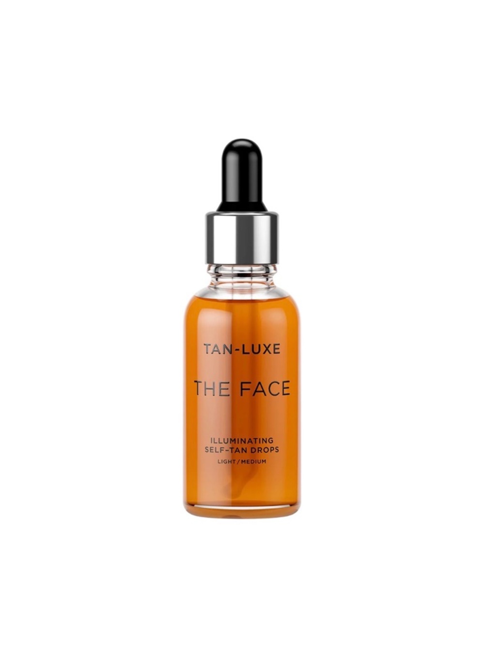 TAN-LUXE THE FACE Illuminating Self-Tan Drops (Light/Medium)-NWT
